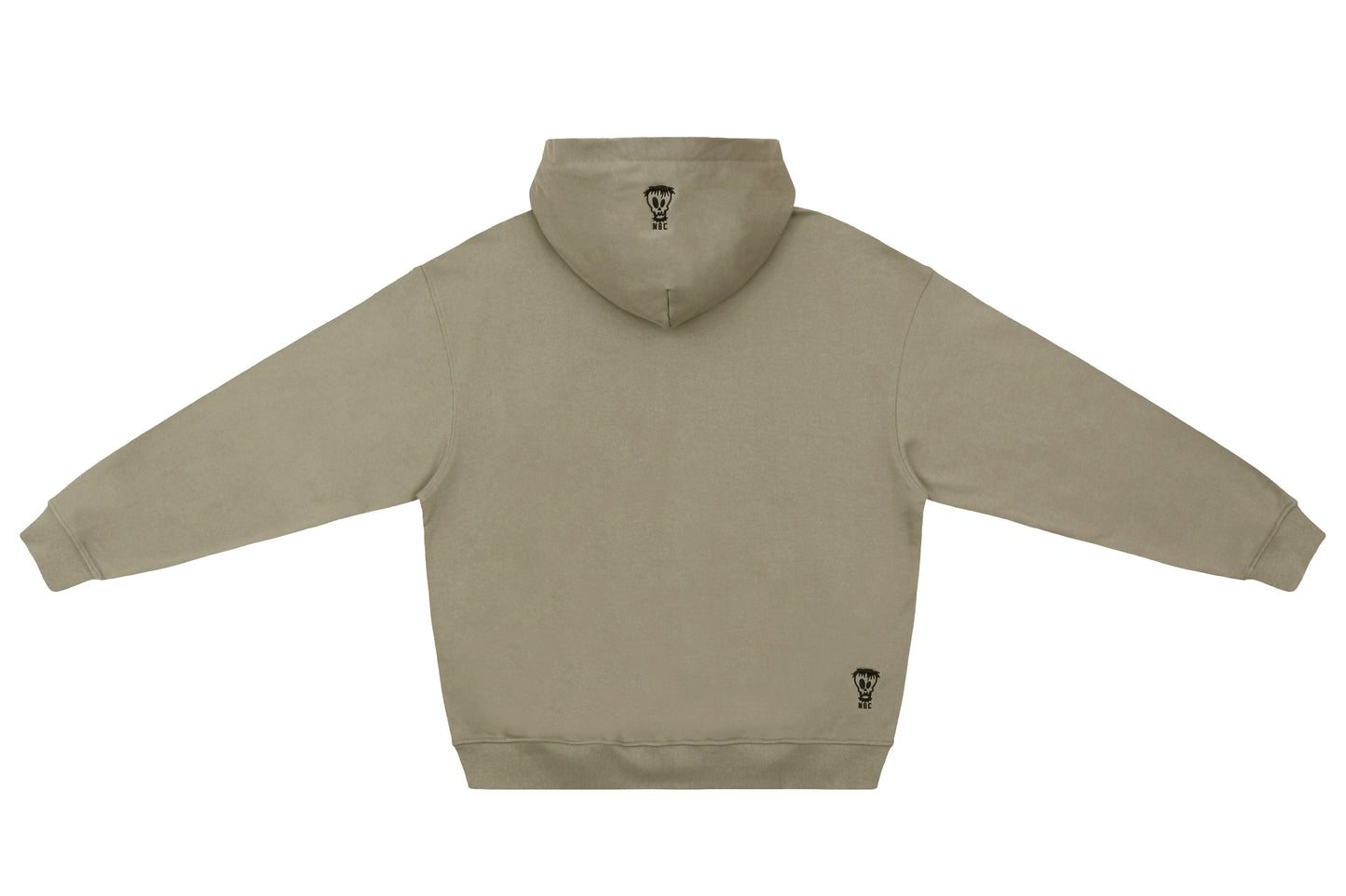 Nothing But Comfort French Terry Oversized Hoodie - Khaki