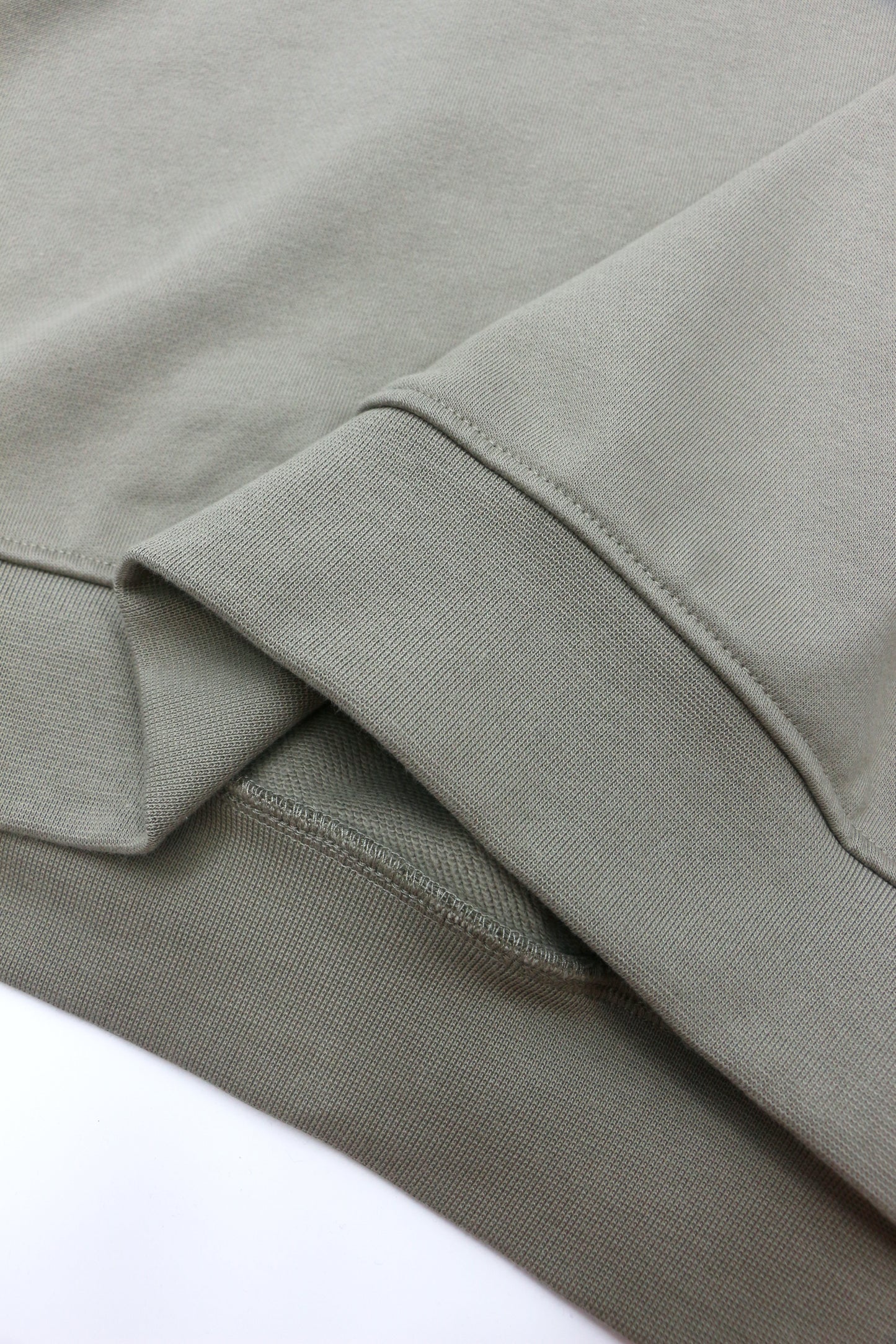 Nothing But Comfort French Terry Oversized Hoodie - Khaki