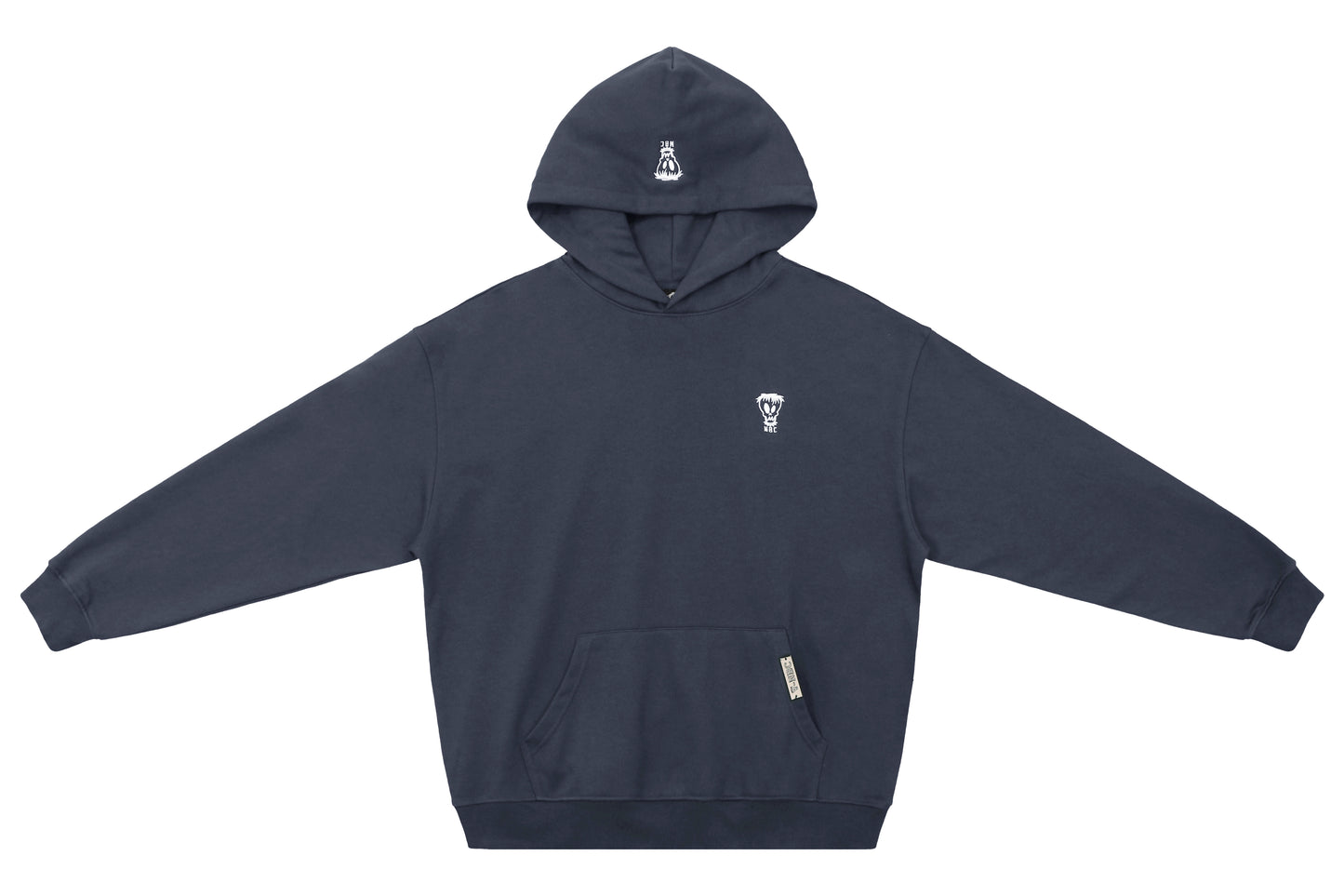 Nothing But Comfort French Terry Oversized Hoodie - Charcoal Grey