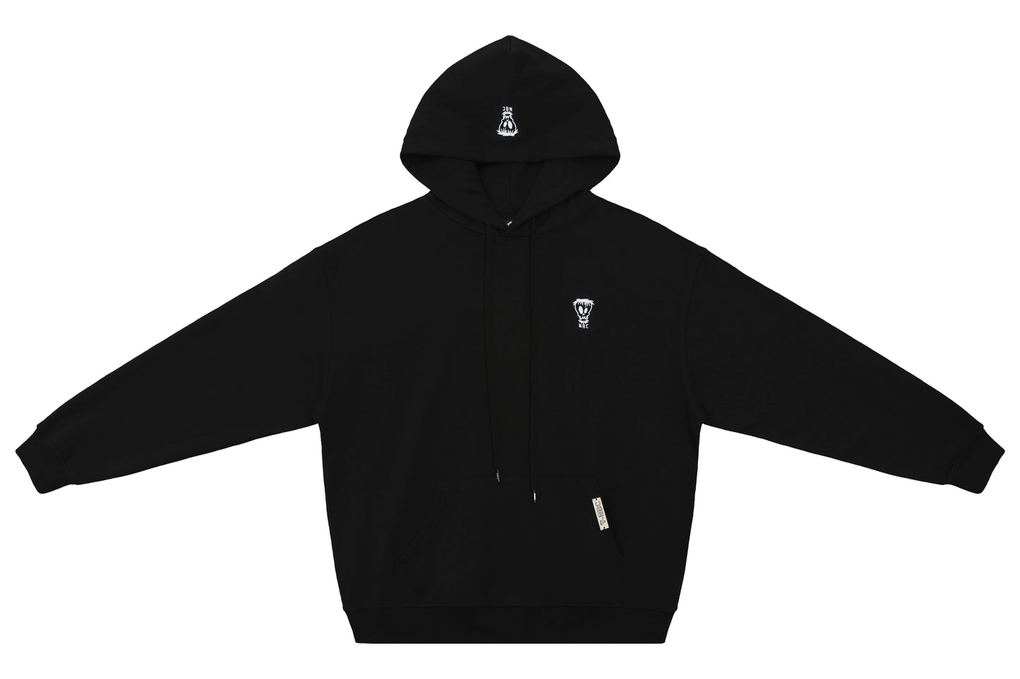 Nothing But Comfort French Terry Oversized Hoodie - Black