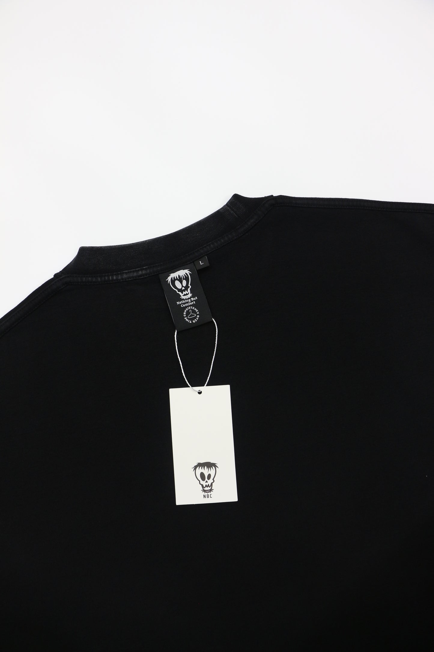 Nothing But Comfort French Terry Black Vintage Wash Tee