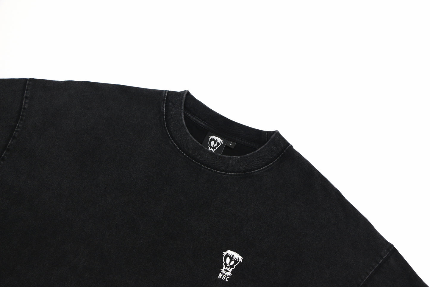 Nothing But Comfort French Terry Black Vintage Wash Tee