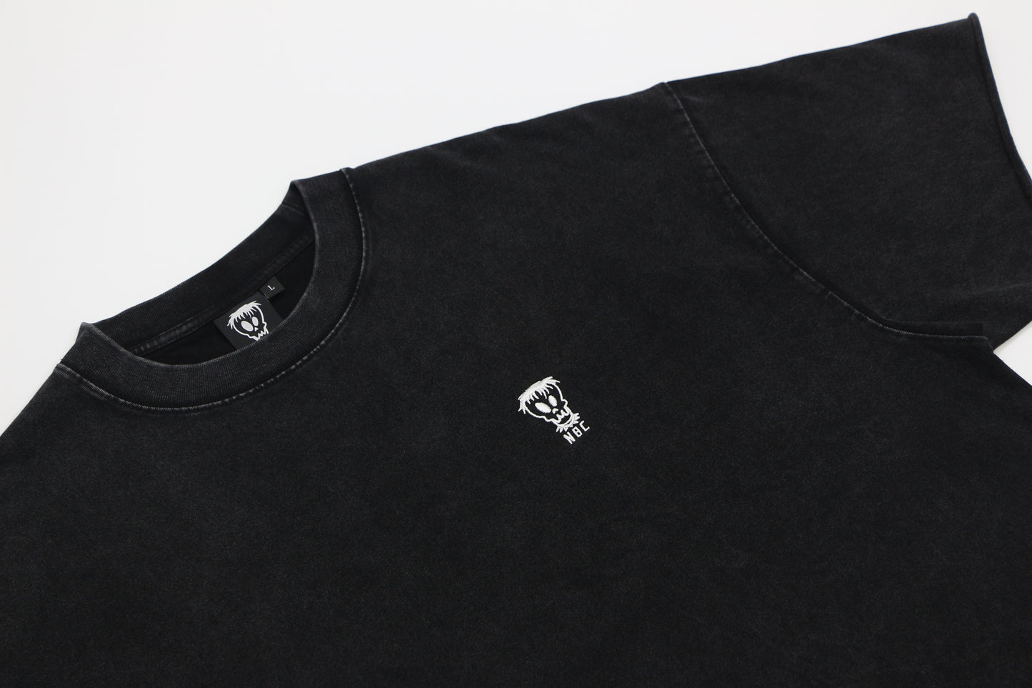 Nothing But Comfort French Terry Black Vintage Wash Tee