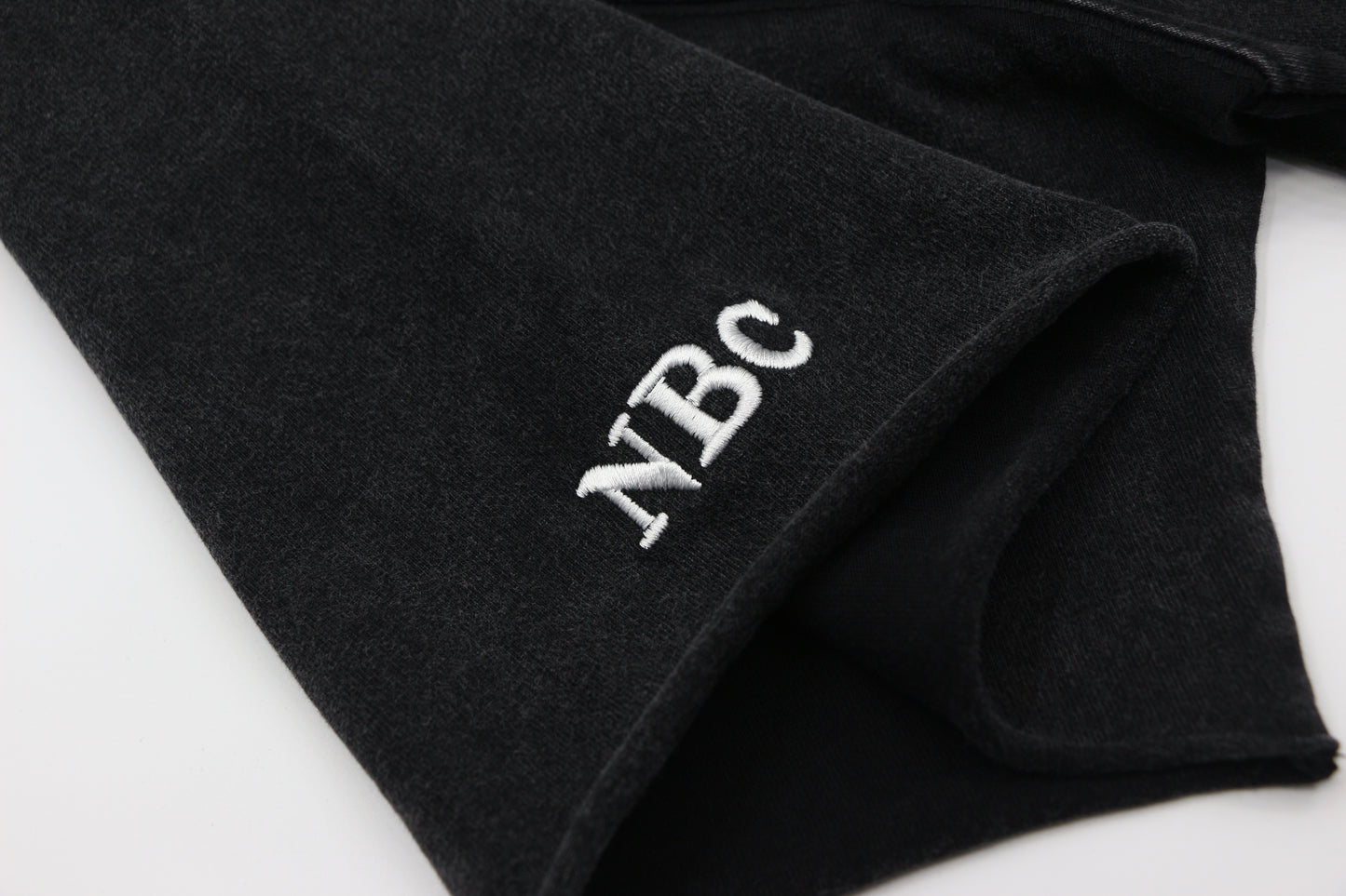 Nothing But Comfort French Terry Black Vintage Wash Tee
