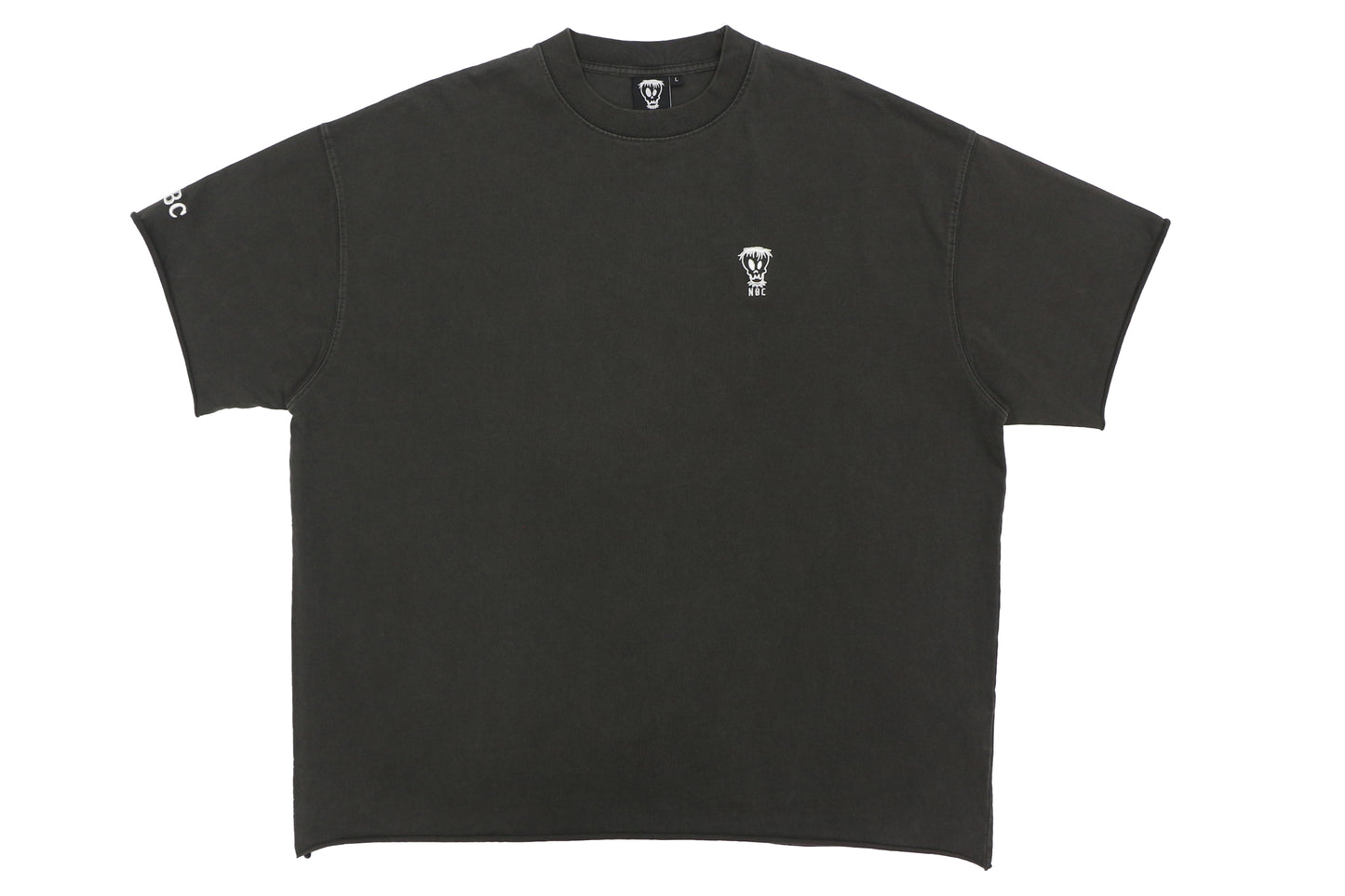 Nothing But Comfort French Terry Dark Gray Vintage Wash Tee