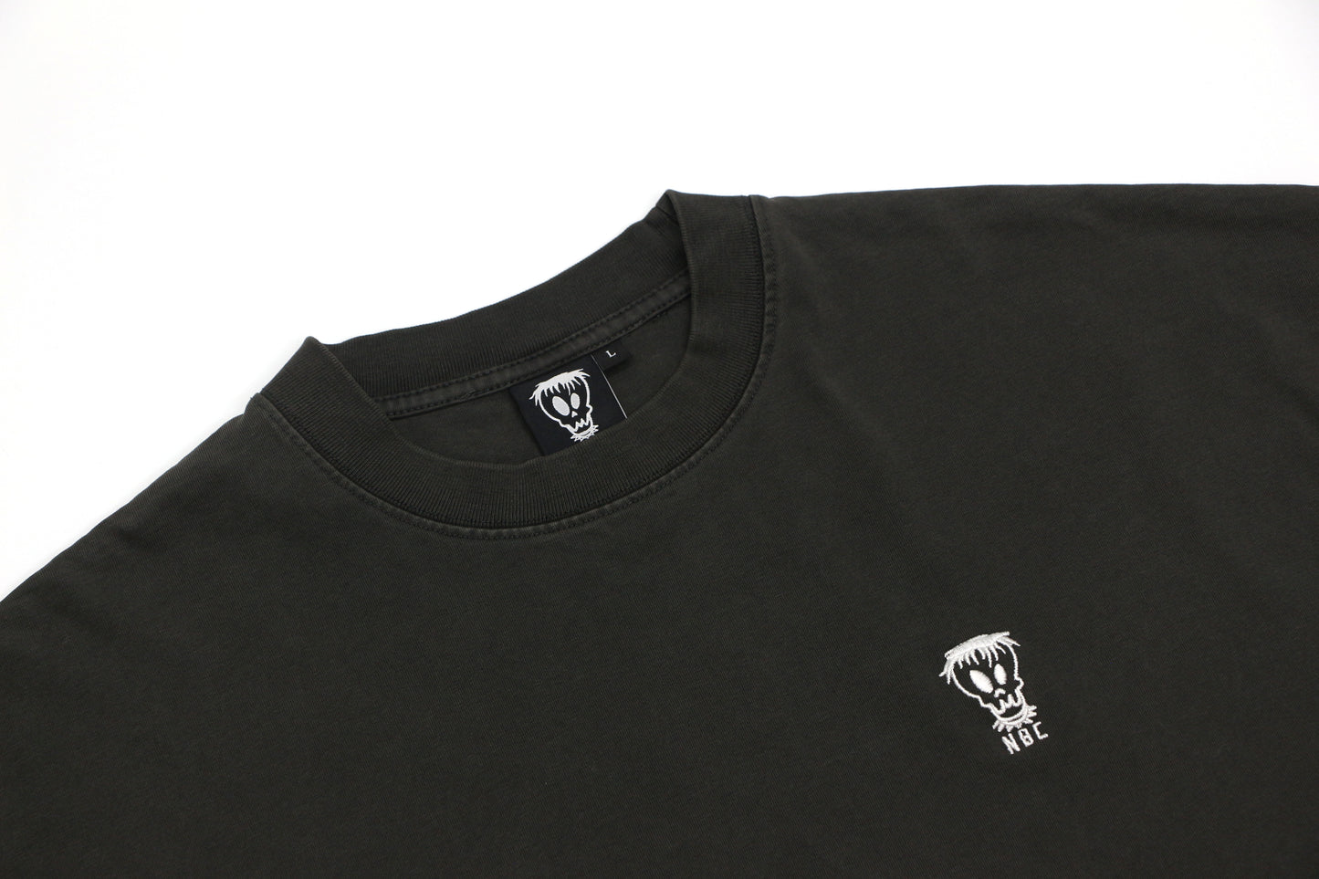 Nothing But Comfort French Terry Dark Gray Vintage Wash Tee