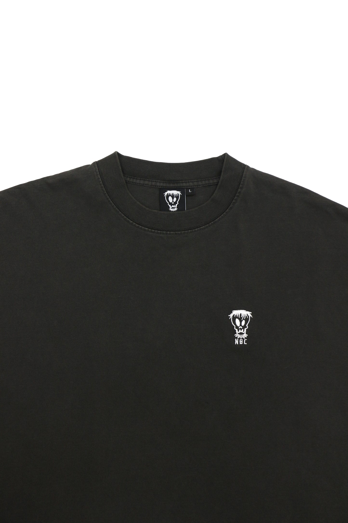Nothing But Comfort French Terry Dark Gray Vintage Wash Tee