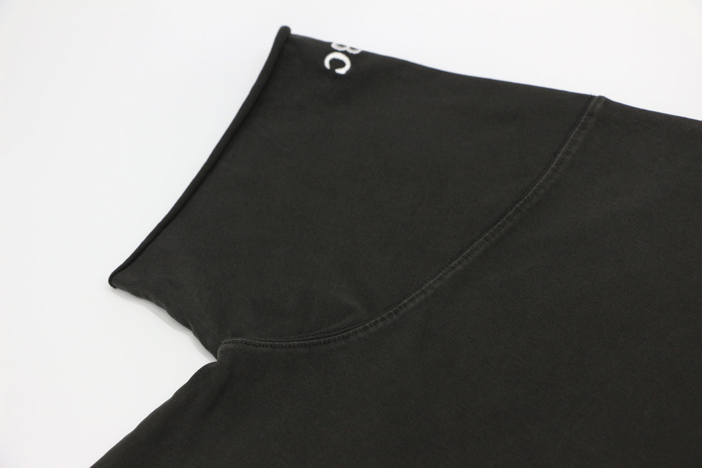 Nothing But Comfort French Terry Dark Gray Vintage Wash Tee