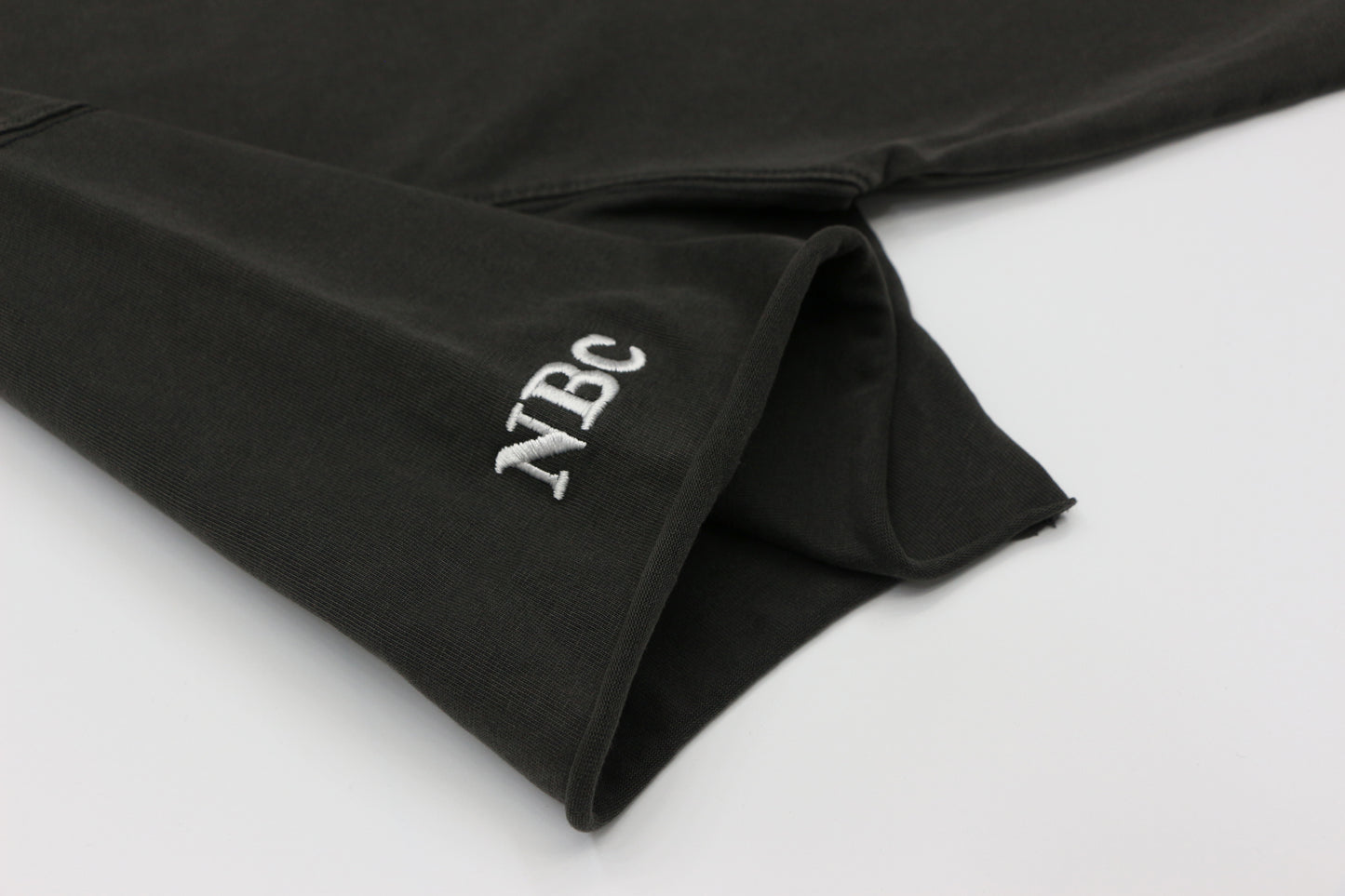 Nothing But Comfort French Terry Dark Gray Vintage Wash Tee