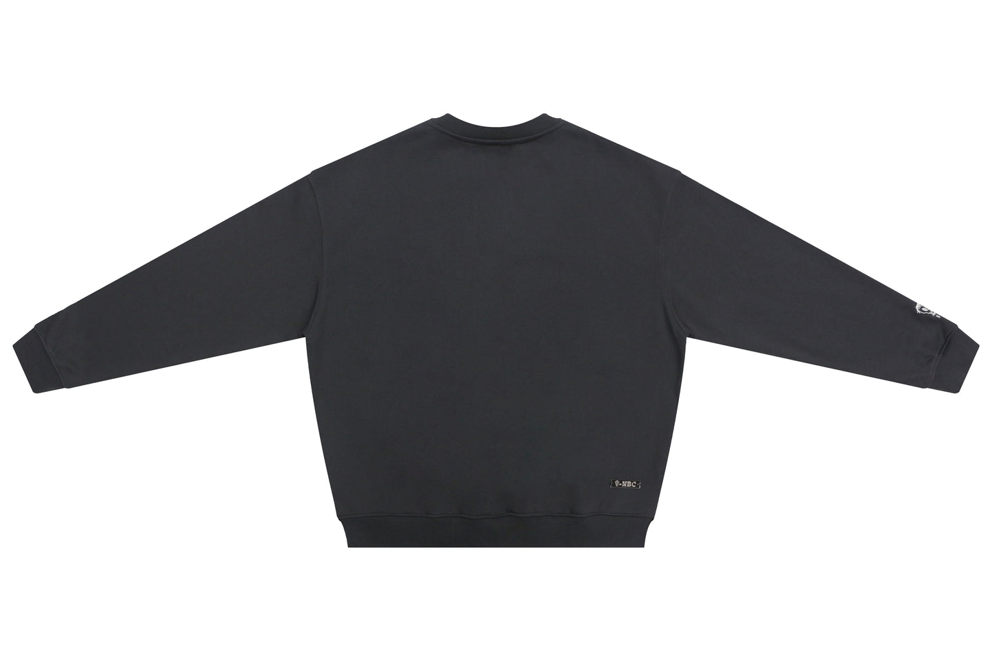Nothing But Comfort Oversized French Terry Crew Neck - Charcoal Grey