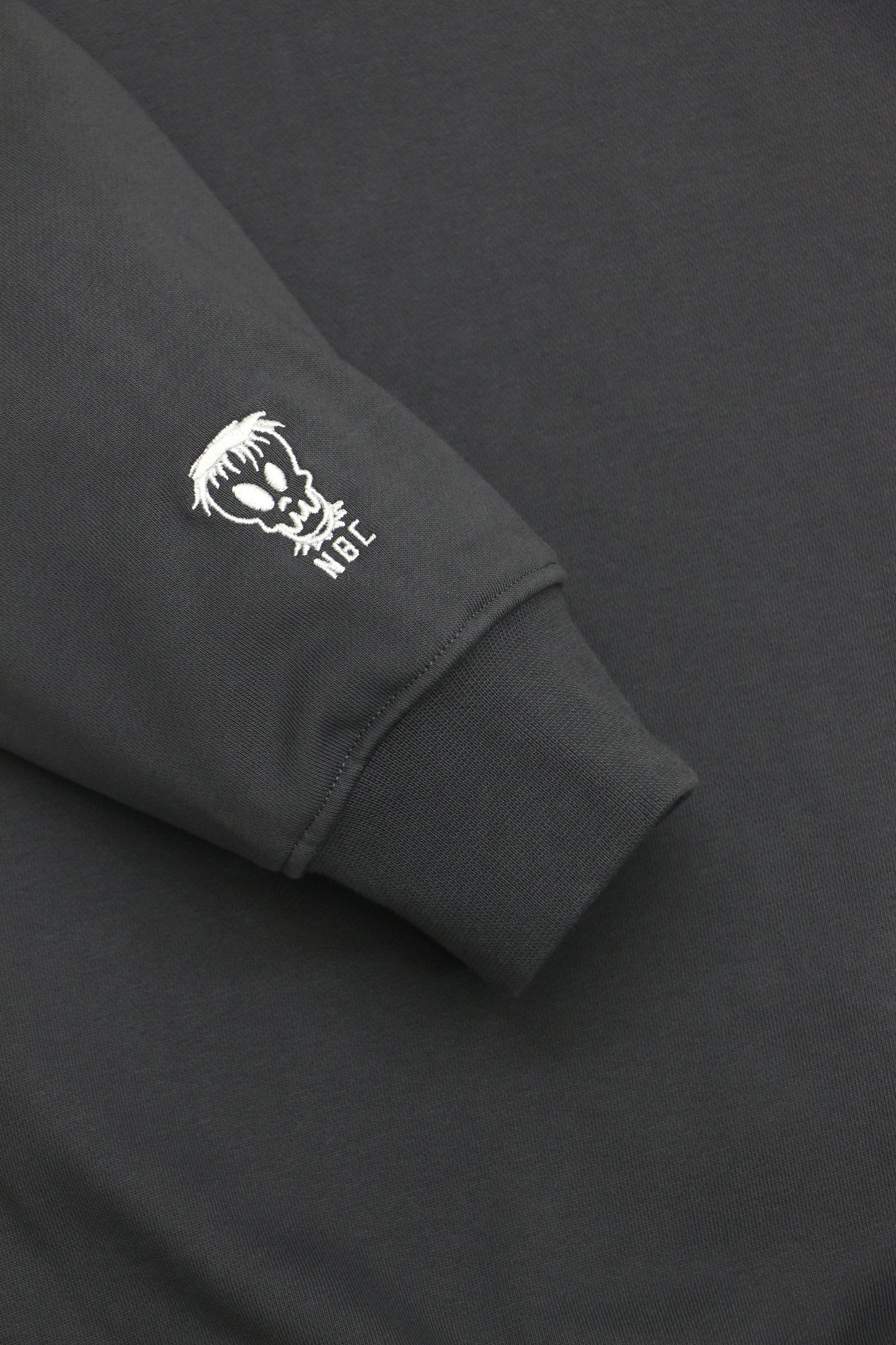 Nothing But Comfort Oversized French Terry Crew Neck - Charcoal Grey