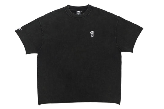 Nothing But Comfort French Terry Black Vintage Wash Tee