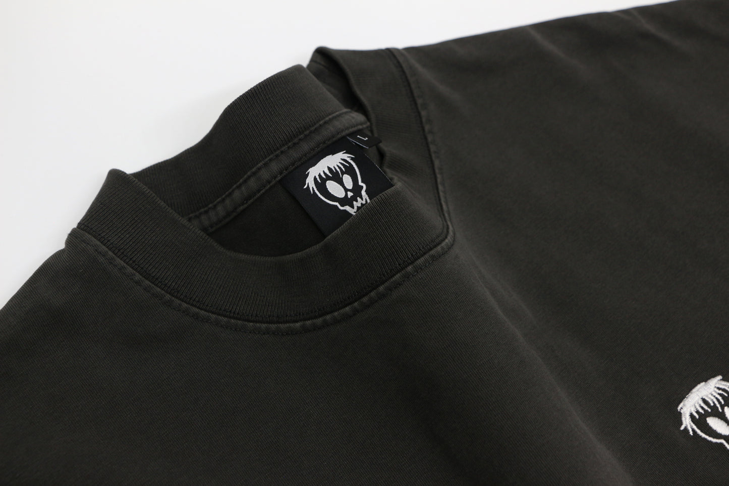 Nothing But Comfort French Terry Dark Gray Vintage Wash Tee