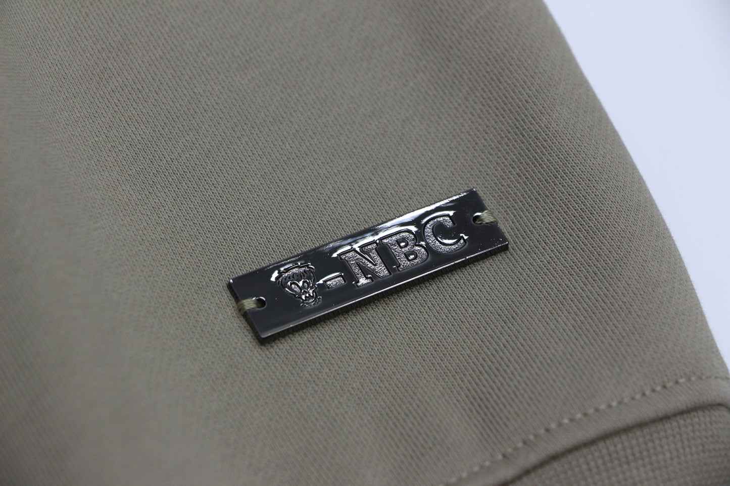 Nothing But Comfort Oversized French Terry Crew Neck Khaki