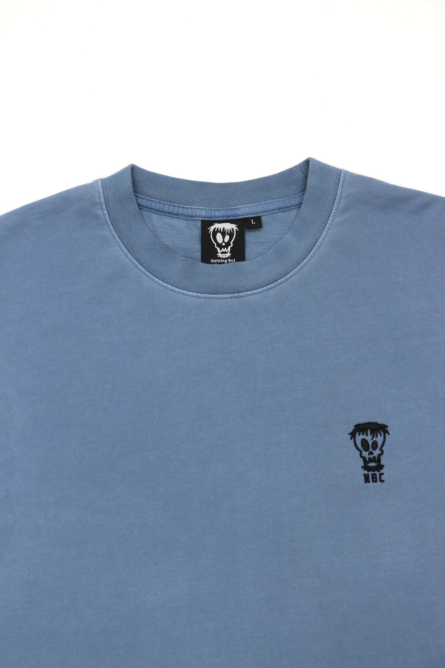 Nothing But Comfort French Terry Blue Vintage Wash Tee