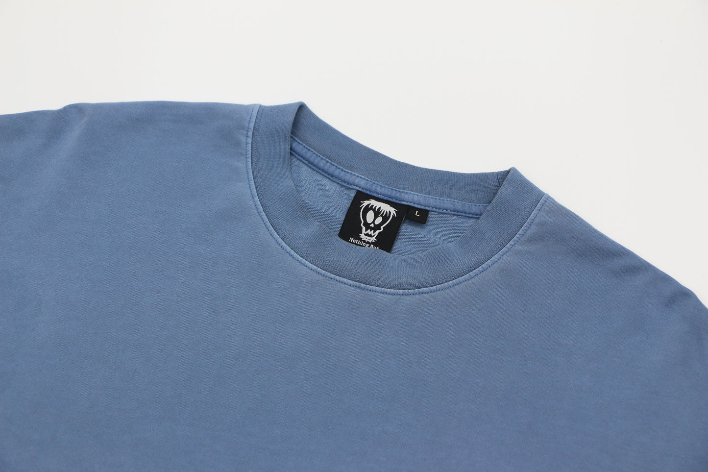 Nothing But Comfort French Terry Blue Vintage Wash Tee