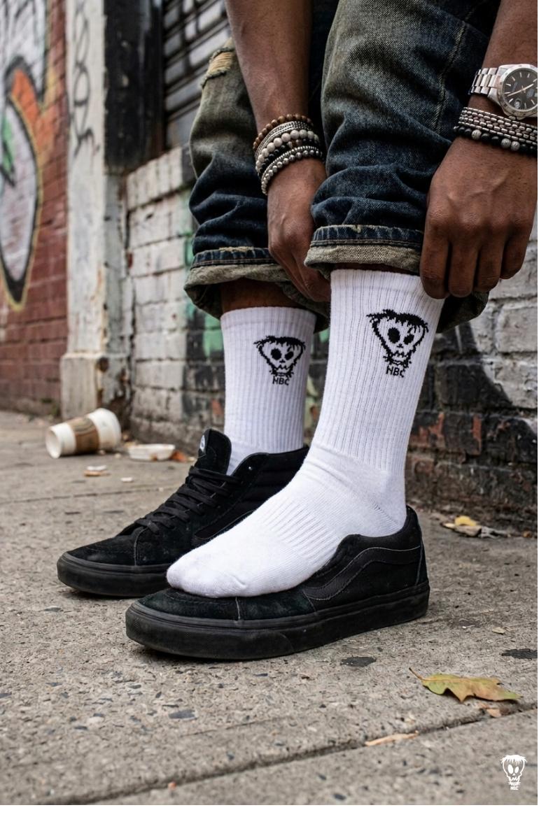 Nothing But Comfort Socks white