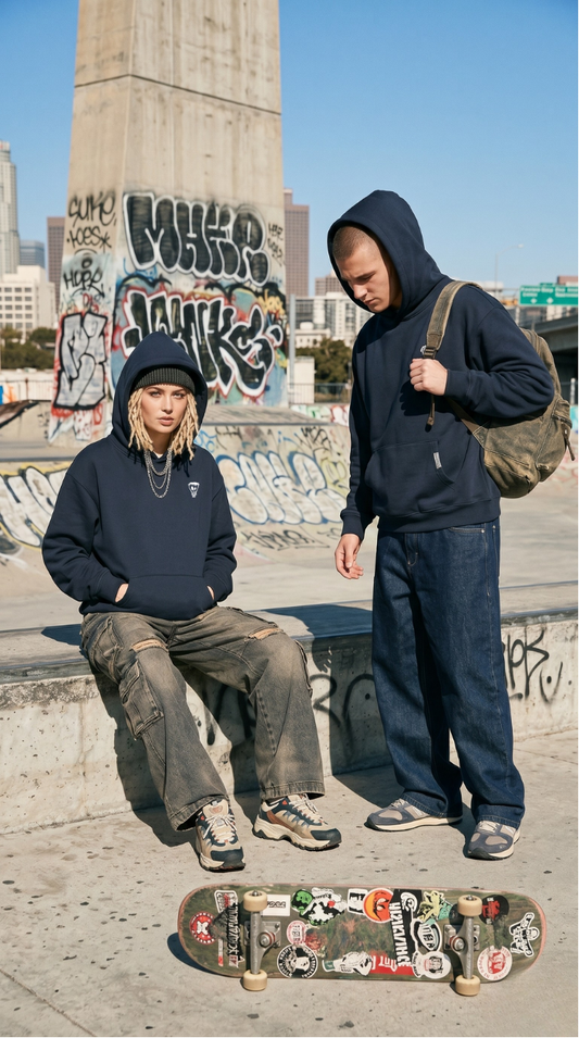 Nothing But Comfort French Terry Oversized Hoodie - Charcoal Grey