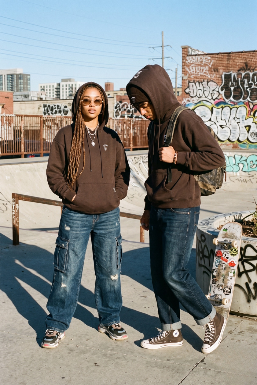 Nothing But Comfort French Terry Oversized Hoodie - Plum