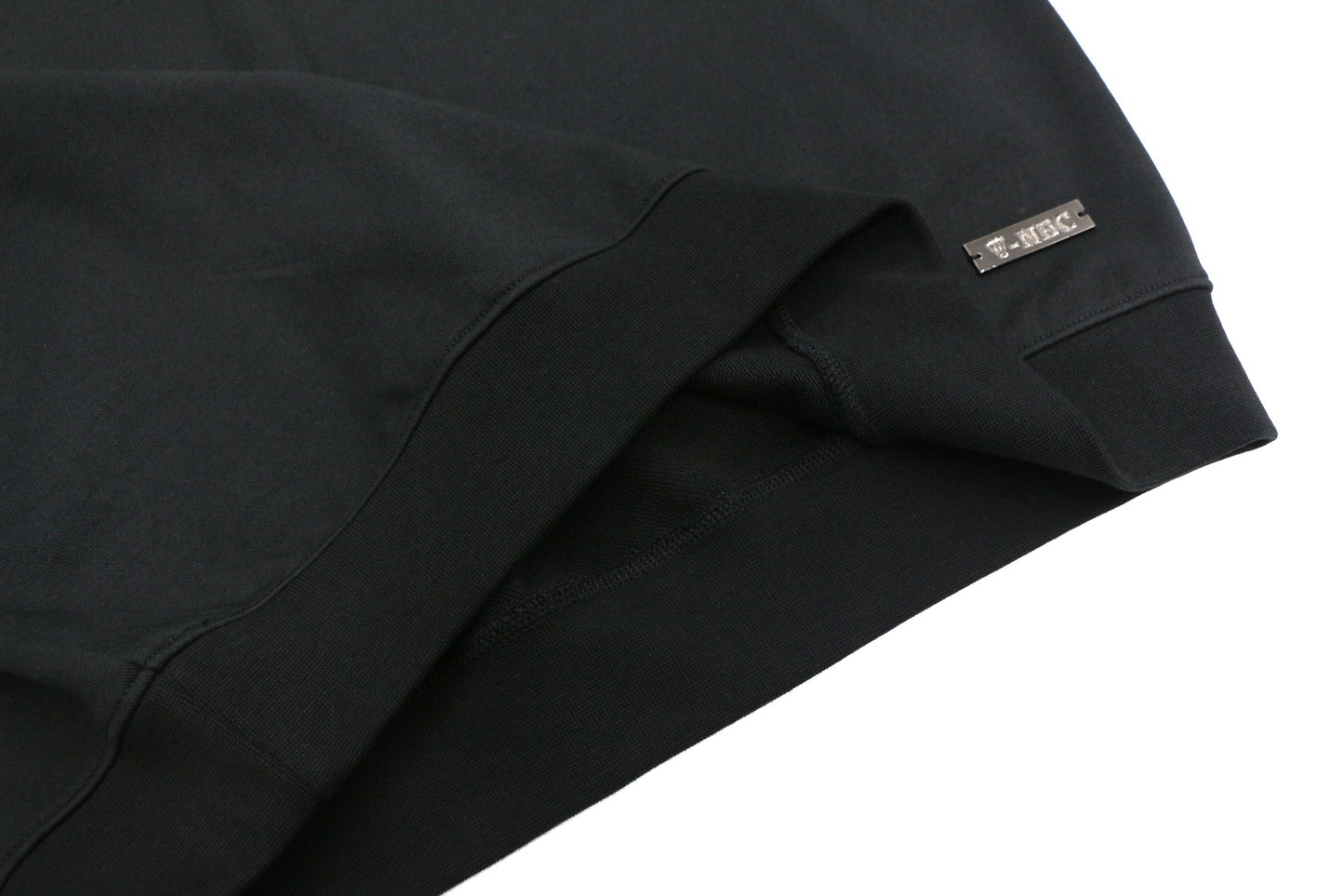Nothing But Comfort Oversized French Terry Crew Neck - Black