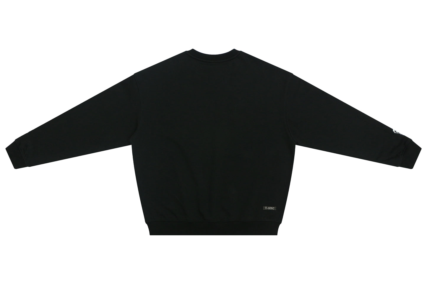 Nothing But Comfort Oversized French Terry Crew Neck - Black