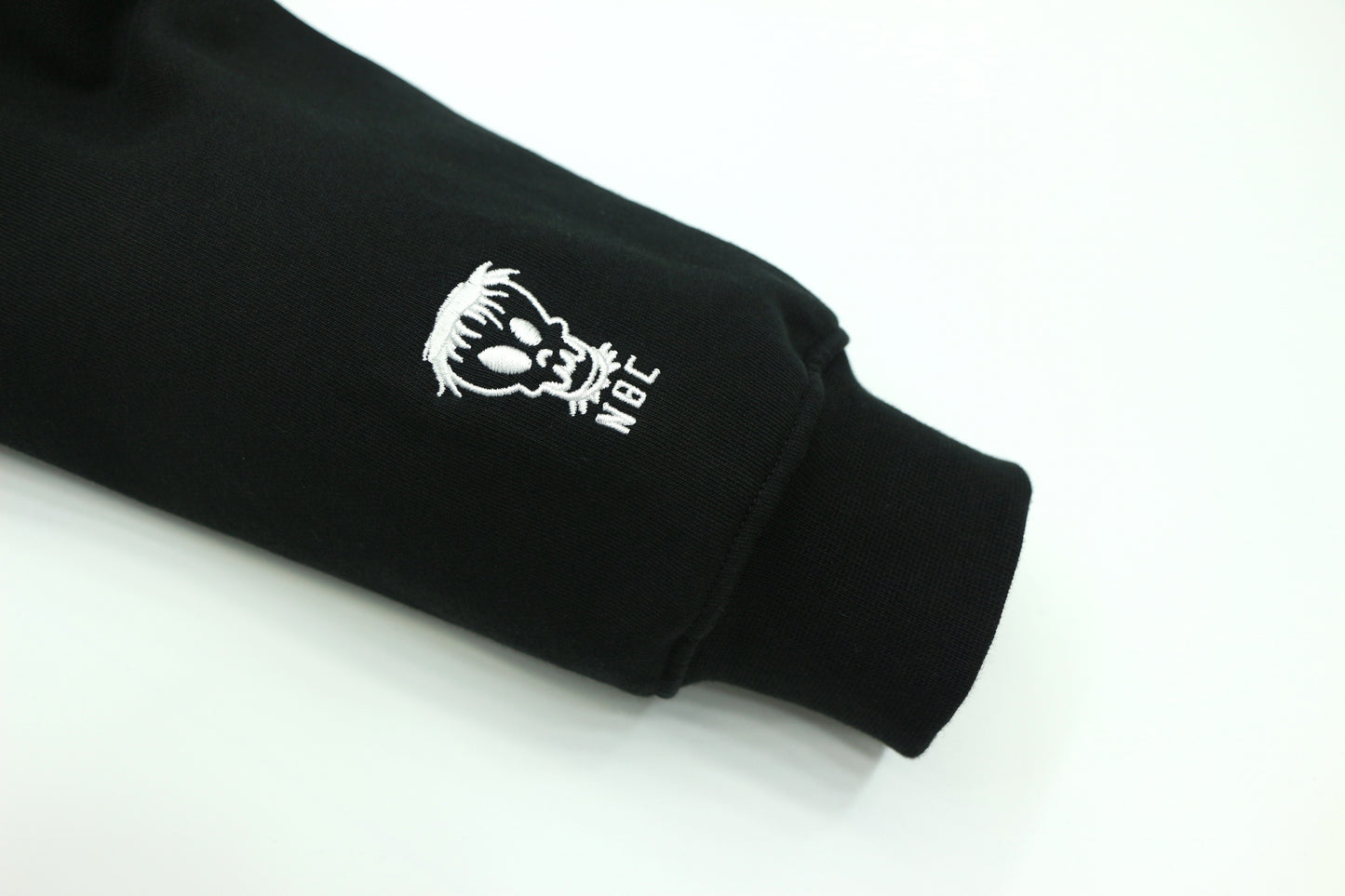 Nothing But Comfort Oversized French Terry Crew Neck - Black