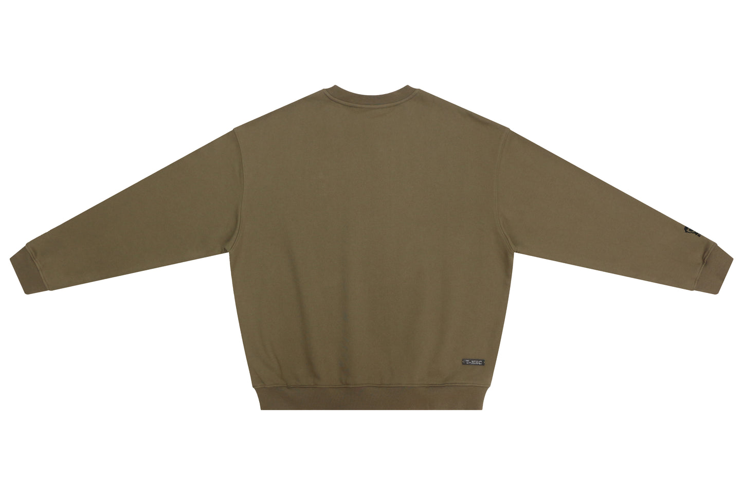 Nothing But Comfort Oversized French Terry Crew Neck - Brown