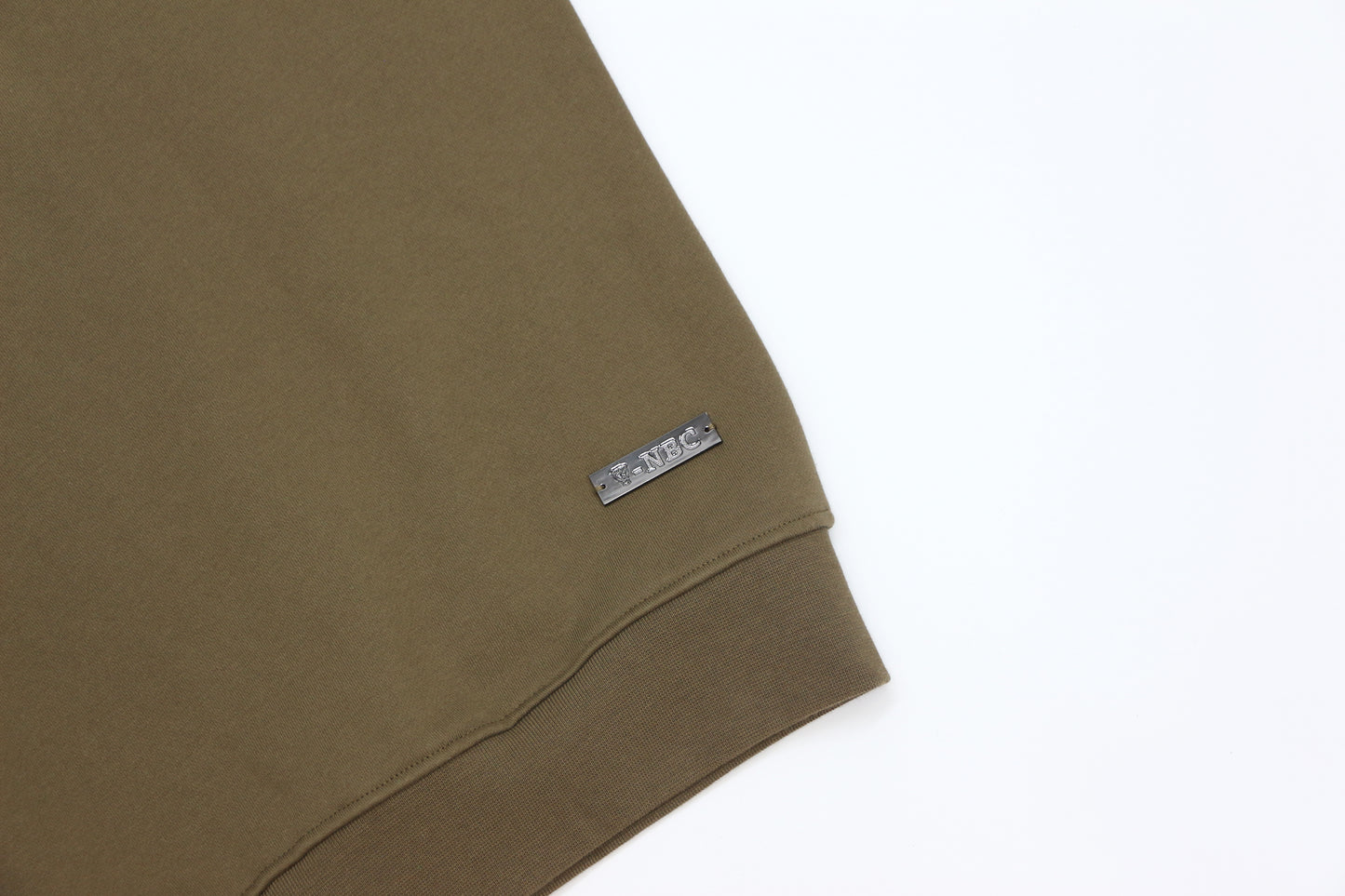Nothing But Comfort Oversized French Terry Crew Neck - Brown
