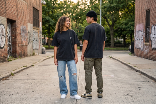 Nothing But Comfort French Terry Black Vintage Wash Tee